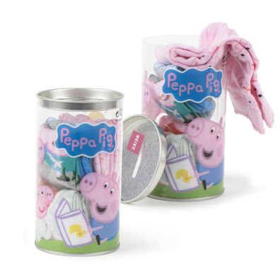 Peppa Pig Socken 4er-Pack Baumwollsocken Freizeit- und Alltagssocken