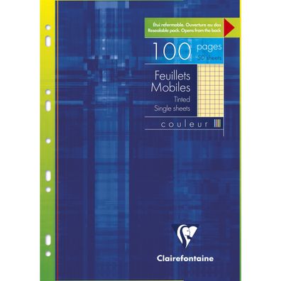Clairefontaine Ringbucheinlagen A4 kar 50 Bl gelb