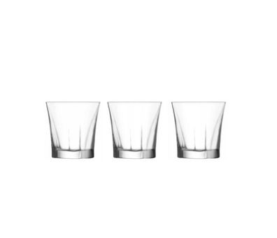 LAV Truva Trinkgläser 3er Set - 280 ml, zeitloses & elegantes Design