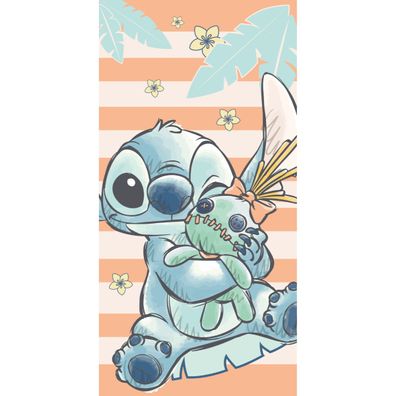 Lilo & Stitch Badehandtuch Strandtuch 70x140 cm aus Baumwolle – saugfähig & weich