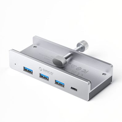 Orico MH4PC USB-C Hub 4 Port 5Gb/s mit Klemmhalterung