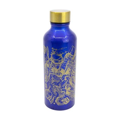 Harry Potter Trinkflasche 740 ml aus Aluminium mit Trinköffnung für Alltag und Reisen