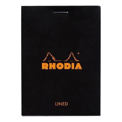 Rhodia Notizblock A7 geh lin 80Bl schw