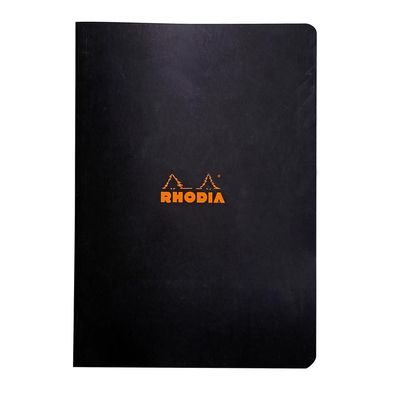 Rhodia Notizheft A4 kariert 48Bl schwarz