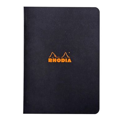 Rhodia Heft A5 kariert 48Bl schwarz