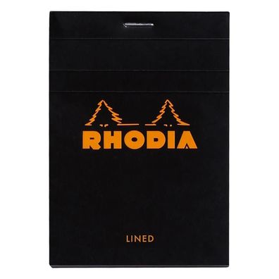 Rhodia Notizblock 85x120 geh lin 80Bl schw