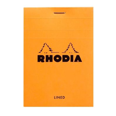 Rhodia Notizblock 85x120 geh lin 80Bl ora