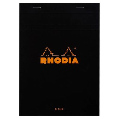 Rhodia Notizblock A5 geh bl 80Bl sw
