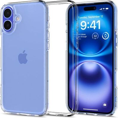 Spigen Ultra HybridHülle Kompatibel mit iPhone 16 transparent