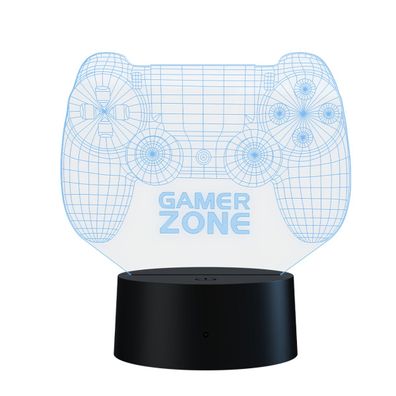 Qware 3D LED Lampe – RGB Tischlampe mit Farbwechsel und Fernbedienung
