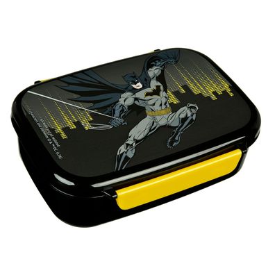 Batman Lunchbox mehrfarbig Brotdose Pausenbox für Alltag Schule und unterwegs