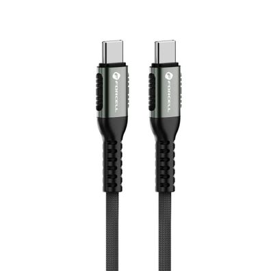 F-ENERGY C263 Kabel Typ C auf Typ C QC4.0 PD 5A 240W Cafule 2 m schwarz