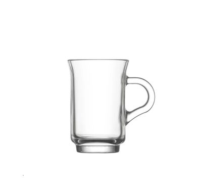 LAV Ada 6er-Set Teegläser mit Henkel 155 ml - klassisch & handlich