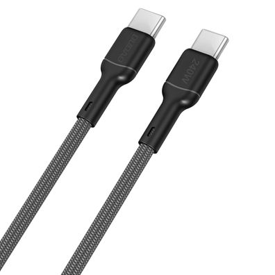 Dudao L9C Max 240W PD USB-C – USB-C Kabel 2 m – Schwarz
