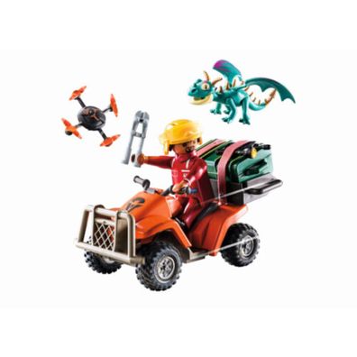 Playmobil The Nine Realms – Quad mit Figur Phil & Zubehör