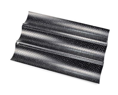 Backblech für 3 Baguettes in Schwarz-Grau - 3 Fächer
