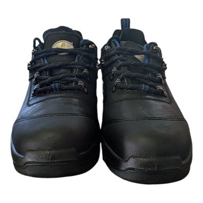 Wortec Sicherheitsschuhe Arbeitsschuhe schwarz-blau mit Stahlkappe GR. 48