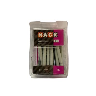 SAM/MACK Nageldébel Nylon P3 8x100mm 18 Stéck