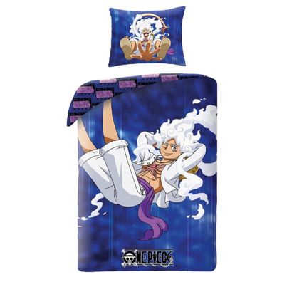 One Piece Bettwäsche Set aus Baumwolle Bettdeckenbezug 140 × 200 cm mit 70 × 90
