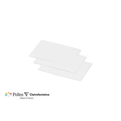 Clairefontaine Karte Mini 70x95 Pollen weiss