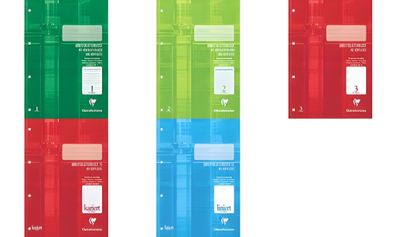 Clairefontaine Arbeitsblätterblock 17 einger 50Bl