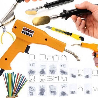 Rosfix Set Kunststoffschweißgerät mit 800 Klammern | 230V, 750°C, 50W