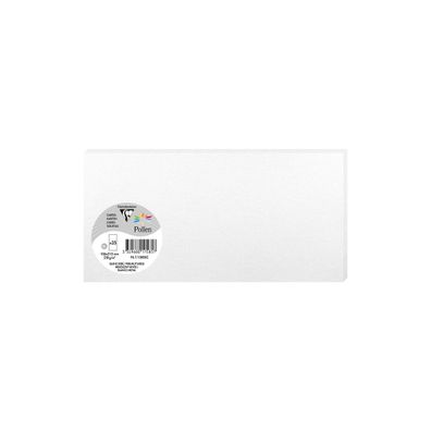 Clairefontaine Karte DL Pollen 210g perlmut weiss