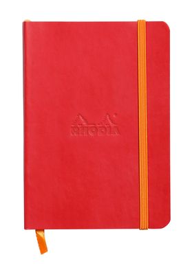 Rhodia Flex Nbuch A6 lin 72Bl mohnrot