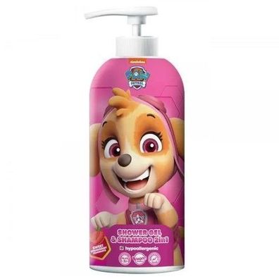 Paw Patrol Skye 2-in-1 Duschgel und Shampoo Erdbeere, 1000ml