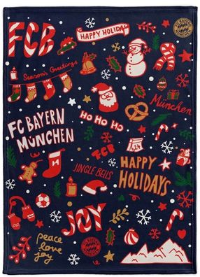 FC Bayern München Kuscheldecke Winter 54253