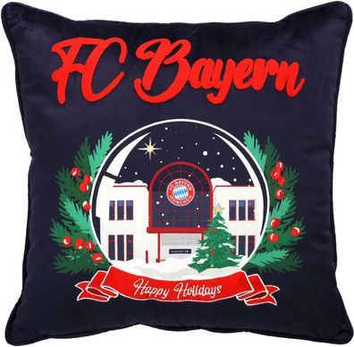 FC Bayern München Samtkissen Winter 54252