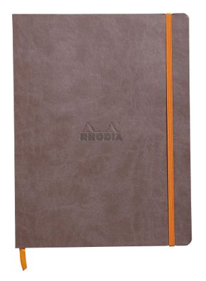 Rhodia Flex Nbuch 19x25 dot 72Bl schoko
