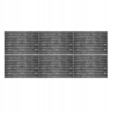 KADAX Werkstattwandregal, aus Kunststoff, Wandregal, Wandplatten, 174 x 78 cm