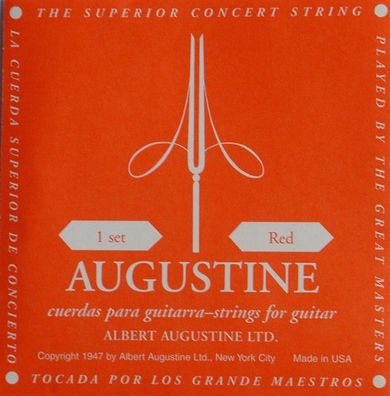 Augustine red, Saiten für Konzertgitarre - Satz oder Einzelsaiten