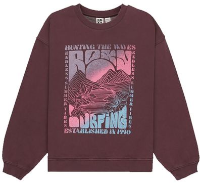 ROXY Kids Sweat Lineup Brushed huckleberry - Größe: 12/L (148-155)