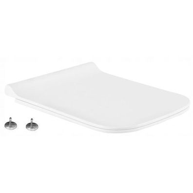 Mexen Sitz mit Absenk-Automatik schlank, duroplast, Weiß - 39070100