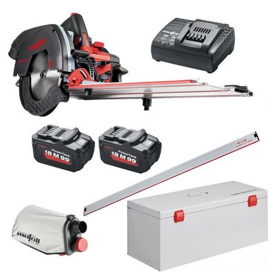 Mafell Akku Kappschienen Säge KSS 60 18M bl Transportkoffer + Führungsschiene