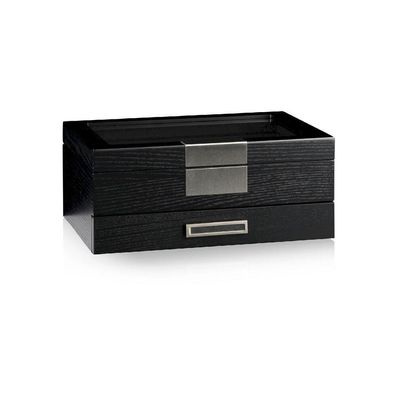 Heisse & Söhne - 70019/109 - Uhrenbox - Monteray 10+ - Esche-schwarz seidenmatt