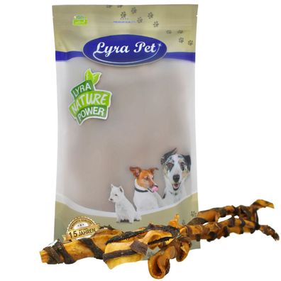 1 - 50 Stk. Lyra Pet® XXL Rinderkopfhautstangen mit Pansen ca. 70 cm