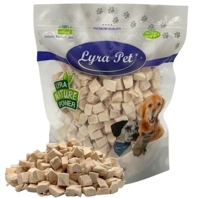 200 g - 5 kg Lyra Pet® Hühnerbrustwürfel gefriergetrocknet