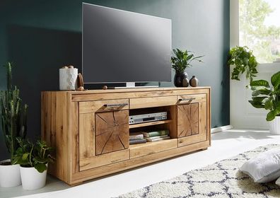TV Board 150cm 'Danzig' Wildeiche geölt