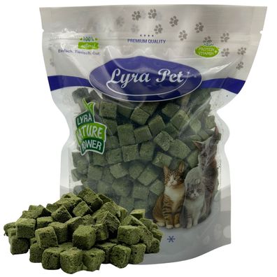 200 g - 5 kg Lyra Pet® Katzengraswürfel gefriergetrocknet