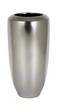 Kaheku Vase Codina matt silber 17,5 Ø 34,5h 7833040294