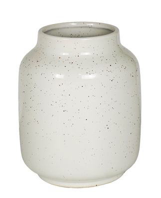 Kaheku Vase Bova Sprenkel creme 18 Ø 24,5h 7833039009