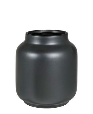Kaheku Vase Bova metallic schwarz 16 Ø 19,5h 7833038913