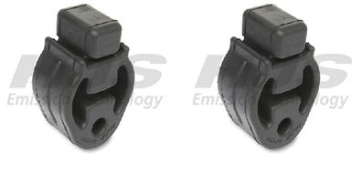 2x HJS Halter Auspuff Gummi Gummipuffer 83 15 7142 für Ford Volvo Mazda EPDM