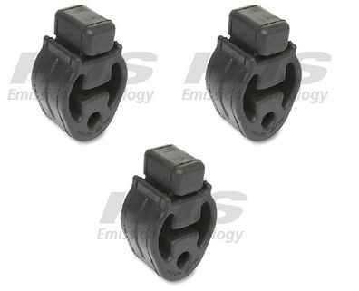 3x HJS Halter Auspuff Gummi Gummipuffer 83 15 7142 für Ford Volvo Mazda EPDM