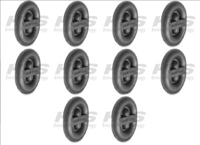10x HJS Schalldämpfer Halter Auspuff Gummi 83 11 1116 für VW Audi Seat Mercedes
