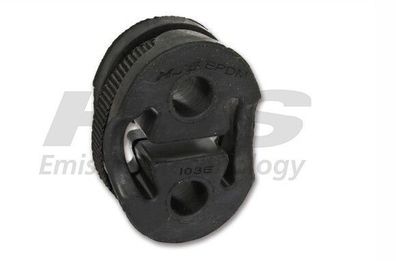 HJS Auspuff Gummi 83 32 4029 für Citroën FIAT FORD OPEL Peugeot mit Gewebeband