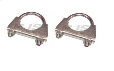 2x HJS Auspuffschelle Bügelschelle U-Bolt Ø 50 mm